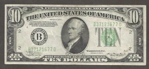 Vereinigte Staaten von Amerika 10 Dollars 1934A; ss+; F-2006B; Hamilton; New York - Bild 1 von 2