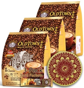 OLD TOWN (3 in 1) Classic White Coffee Asian Instant Coffee 45 Packets - Picture 1 of 8
