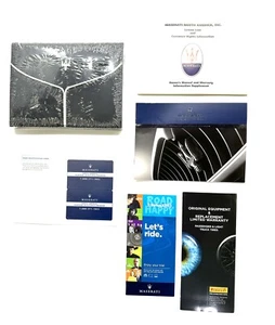 2017 Maserati Quattroporte Owners Manual with Case Unopened Case - Picture 1 of 8