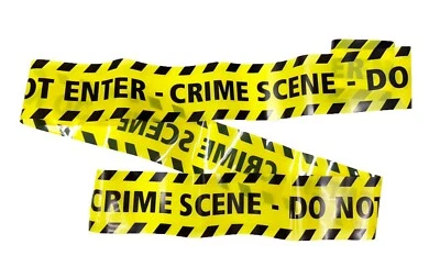 9 Metre Length Crime Scene Do Not Enter Police Barrier Tape Novelty Decoration