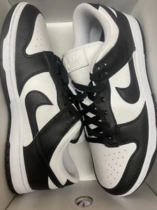 Nike Dunk Low Retro UK 8 EUR42.5 US9 Black White Panda By You New - Picture 1 of 6