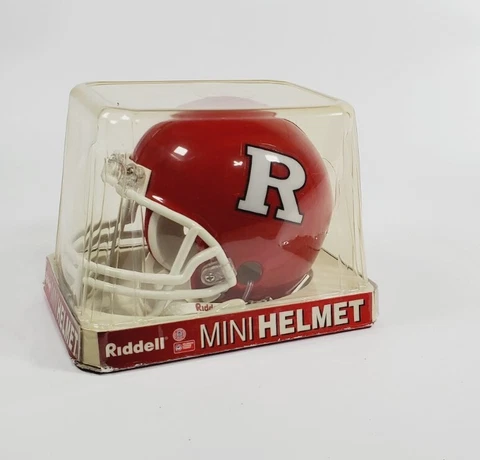 2007 Riddell Rutgers Scarlet Knights NCAA Mini Football Helmet (box damage) Cover