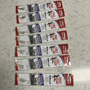 7 Packungen Eagle Claw #222-1/0 Haken Größe 1/0 Gold 6 Stück Paket - Bild 1 von 3