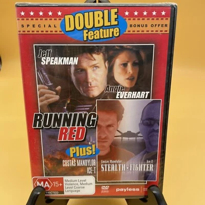 Running Red / Stealth Fighter DVD Double Feature  R0 All Brand New & Sealed - Image 1 of 4