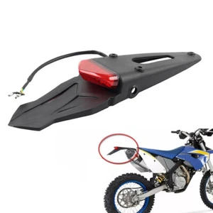 Rear Mudguard Tail Light Brake Lamp For Off-Road Motorcycle Motocross Dirt Bike - Picture 1 of 13