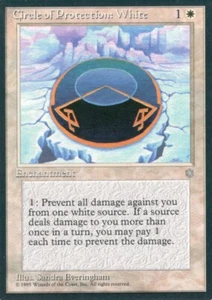 3X CIRLE OF PROTECTION: WHITE ICE AGE MTG MAGIC LP X3 (yourdeckbuilder) - Picture 1 of 1