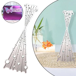 Christmas Bubble Spotty Line Metal Cutting Dies Scrapbooking Background Craft GT - Picture 1 of 8