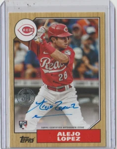 2022 Topps 1987 Alejo Lopez Rookie Auto - Picture 1 of 2