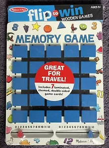 NUEVO Melissa & Doug - Flip To Win Juego de Memoria Viaje Niños Nuevo en Paquete - Imagen 1 de 2