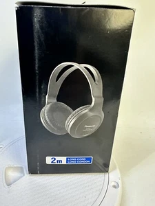 PANASONIC RP-HT161-K Full-Size Over-Ear Wired 2M Cord Stereo Headphones 2.5 mm - Picture 1 of 4