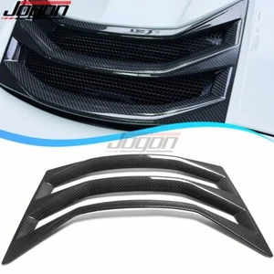 Real Carbon Rear Hood Hatch Vent Trim Scoop For C8 Corvette Z06 Z51 Convertible - Picture 1 of 12