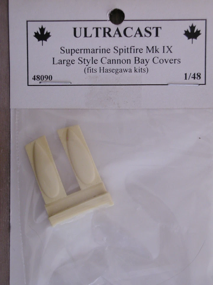 1/48 Ultracast SUPERMARINE SPITFIRE Mk.IX CANON BAY COVERS: Large Style. Resin - Image 1 of 1