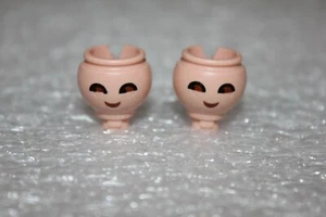 Playmobil 2x Kopf Augenringe (Europa / Mann) Top zustand - Picture 1 of 2