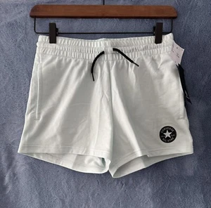 Converse Girls Blue French Terry Chuck Taylor Logo Shorts Size XL (age 14 yrs) - Picture 1 of 6