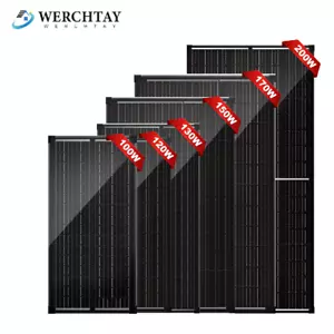 Solarmodul Monokristallin 30 50 100 130 150W 18V für 12V Solarsystem 0% MwSt.* - Bild 1 von 16