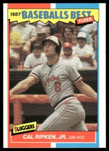 Fleer Baseball's Best Sluggers vs. Pitchers 1987 #35 Cal Ripken, Jr. - Imagen 1 de 2