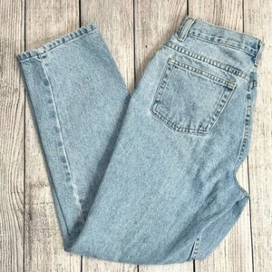 Vintage Covington blau High Waist Tapered Mom Jeans Größe 8S - Bild 1 von 8