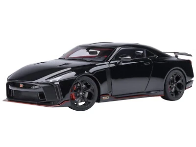 NISSAN GT-R50 BY ITALDESIGN BLACK & MATT BLACK 1/18 MODEL CAR BY AUTOART 77513 - Image 1 of 4