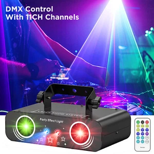 Animation Pattern Effect DJ Lighting Projector Laser Light DMX Party Stage Light - Picture 1 of 11