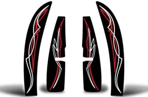 Door Jam Decals Sticker Inserts For Honda S2000 S2K AP1 AP2 1999-2009 PIN STRIPE - Picture 1 of 2