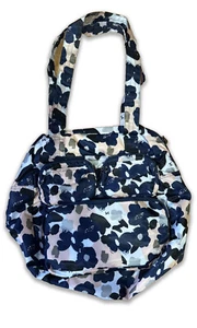 Lug Puddle Jumper Packable Tote Bag - Lightweight, Blue Floral NWOT - Picture 1 of 3