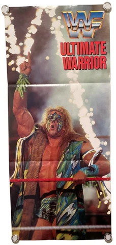 The Ultimate Warrior Mini Poster WWF WWE WCW Wrestling Magazine Appendix Cover