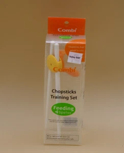 Combi Reusable Training Chopsticks Set  Feeding BPA Free - Picture 1 of 3