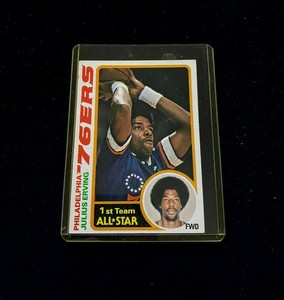 1978 Topps Julius Erving Basketball Card! (GREAT CONDITION!)