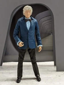 Dr Who klassische Figur 3. 5" Fliege Jon Pertwee blau B&M Invasion der Dinosaurier - Bild 1 von 4