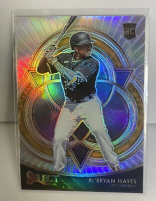 2021 Panini Select #PH-12 Ke’Bryan Hayes RC Phenomenon Silver Prizm Pirates - Image 1 of 4