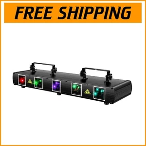Animated RGBYC Laser Lights for Stunning Disco & Party Effects - DMX Compatible - Picture 1 of 10