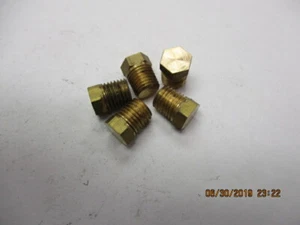 (5) Stück 1/16 Zoll NPT Messing Rohr Stecker 5/16 Zoll Sechskant Typ. - Bild 1 von 1