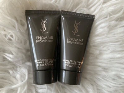 2x Bálsamo para después del afeitado Yves Saint Laurent YSL L'Homme TRAVEL talla 1,6 oz, 50 ml Ea nuevo sin caja Foto 1 de 2