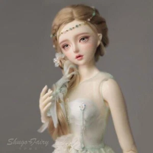 1/3 Ball Jointed Body Resin Girl BJD Doll Woman Full Set Wig Face up Eyes Outfit - Picture 1 of 12