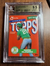 2020 Topps Project 2020 Mark McGwire Don C Art BGS 9.5 Gem Mint Pop 4 PR 2,576