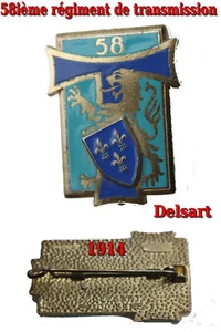 58° Régiment de Transmissions par Delsart (Dissous en 2001)📌4a. - Bild 1 von 1