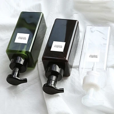 Flacons pompe vide 650 ml lotion shampooing liquide récipient buses flacon 1 pi - Photo 1/4