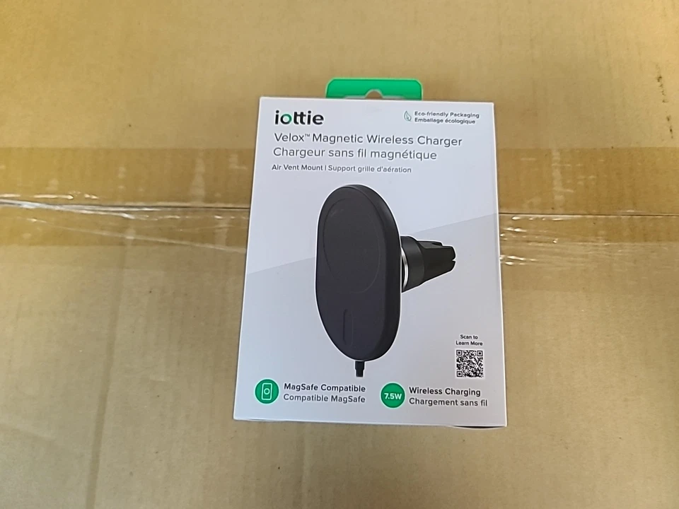 iOttie Velox Magnetic Wireless Charging Air Vent Car Mount. MagSafe Compatible