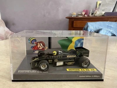 Lotus Renault 1985 F1 Minichamps limited 5280 anniversario 15 anni Ayrton Senna - Immagine 1 di 4