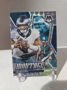 2024 Panini Mosaic - Montage Jalen Hurts #M-5 No Huddle Silver Prizm - Picture 1 of 6