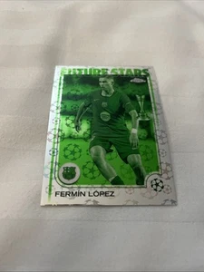 topps chrome UCL 2024/25 Logofractor Fermin Lopez Future Stars Night Vision Card - Bild 1 von 2