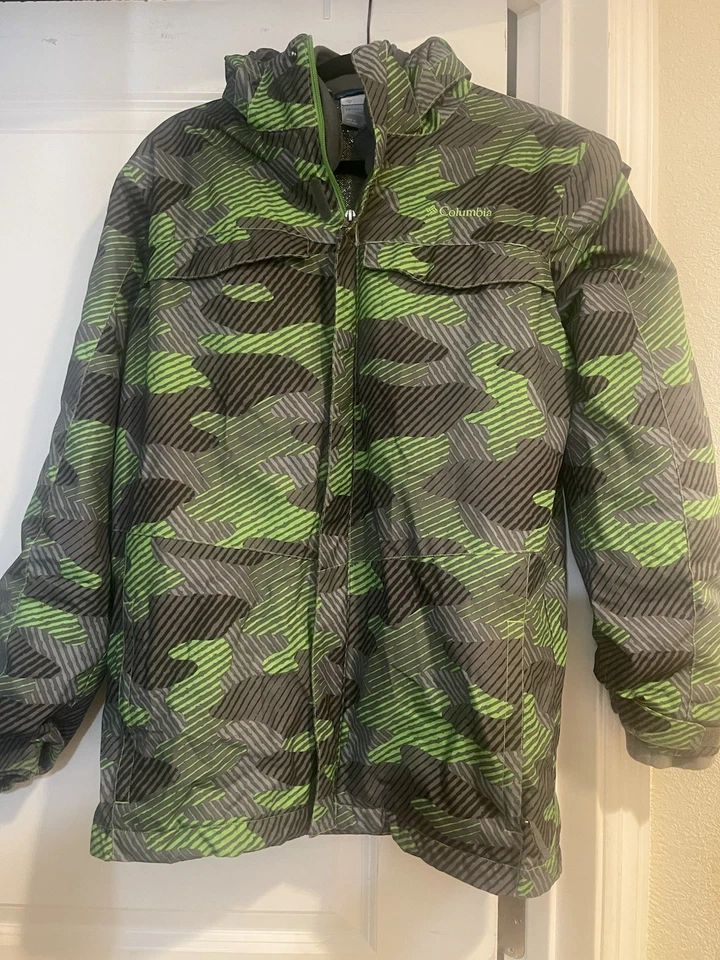 Chaqueta COLUMBIA Juvenil Talla XL 16/18 Intercambio Esquí Omni Heat 3 en 1 Abrigo de Nieve Verde Foto 1 de 4