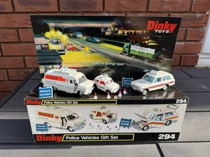 Dinky 294 Police Vehicles Gift Set In Original Box - Near Mint Vintage Rare - Picture 1 of 14