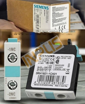 3RH1921-1CA10 1PCS New Siemens Auxiliary Contact 3RH19211CA10 Free Ship - Image 1 of 3