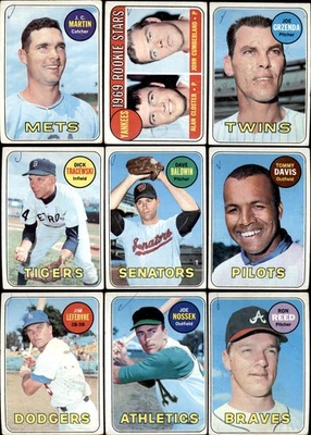 1969 Topps Baseball Completa tu conjunto #1-664 ¡Tú eliges! Foto 1 de 2