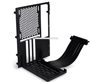Lian Li O11D-1X-3 Mini Riser Card + PC Slot Cover PCIe 3.0 Black - Picture 1 of 4