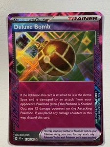 Pokemon Deluxe Bomb 134/142 Sv07: Stellar Crown Holo Ace SPEC Rare - NM - Picture 1 of 2