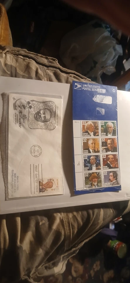 Walt Disney Showman First Day Issue Stamp And Envelope And Composer Stamps - Image 1 of 1