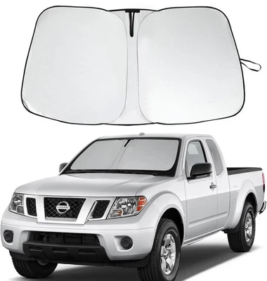 Parabrisas Parasol Rayos UV Bloque Cubierta Protector Para Nissan Frontier 2006-2021 Foto 1 de 4