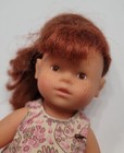 COROLLE DOLL 8" TALL REDHEAD PINK FLORAL DRESS MOLDED SHOES TODDLER 95-01 R2